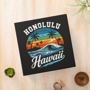Classeur Coucher de soleil surf Honolulu Hawaï