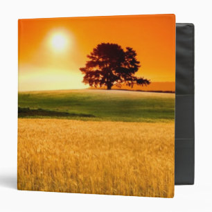 Classeur Coucher du soleil rouge sang