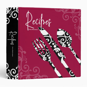 Classeur couleur personnalisée fantaisie manger ustensiles 