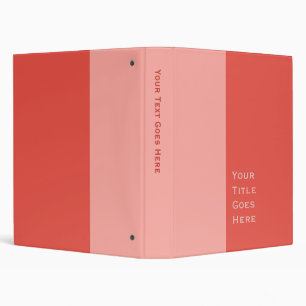 Classeur couleur rose