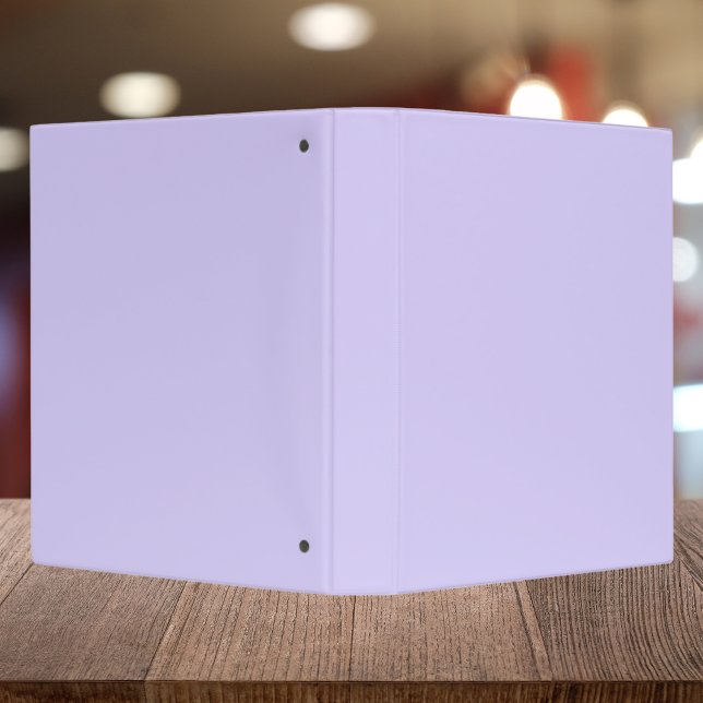 Classeur Couleur solide Lavande pâle (Créateur téléchargé)