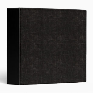 Classeur Couleur solide texturée noire