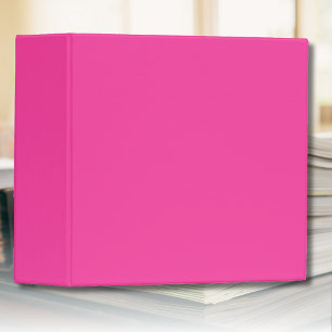 Classeur Couleur Uni Rose Fraise Couleur Tendance