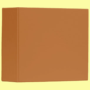 Classeur Couleur unie Brun Fauve Couleur Tendance