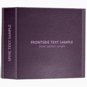 Classeur Couleur Vintage foncé violet