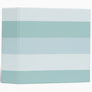 Classeur Couleurs Bleues claires Pastel Modèle rayé
