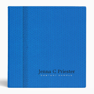 Classeur Couleurs Bleues Couleur En Cuir Trait