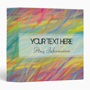 Classeur Couleurs multiples Peinture d'art Abstrait 9
