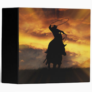Classeur Country Western Roping Cowboy