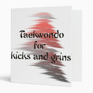 Classeur Coup-de-pied et grimaces rouges et noirs du