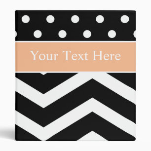 Classeur Coupe Chevron Blanc Noir