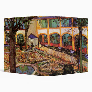 Classeur Cour de l'hôpital d'Arles par Vincent van Gogh