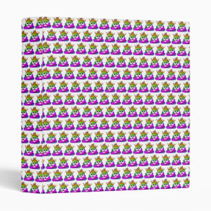 Classeur Couronne de Princesse Arc-en-Ciel Emoji Caca
