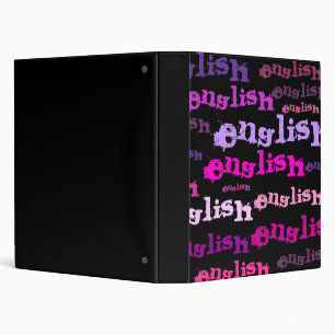 Classeur Cours d'anglais