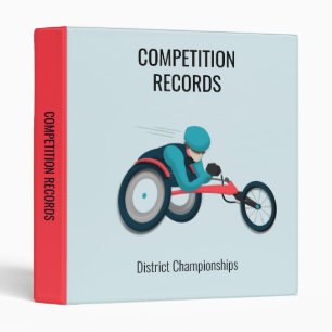 Classeur Course en fauteuil roulant