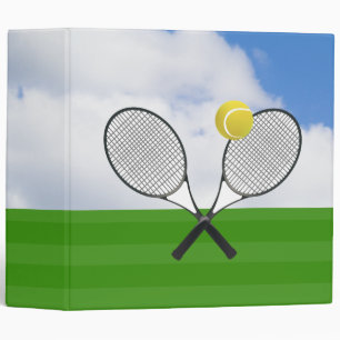 Classeur court de tennis et RACKETS DE TENNIS