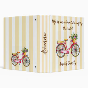 Classeur Coutume de bicyclette d'aventure de la vie