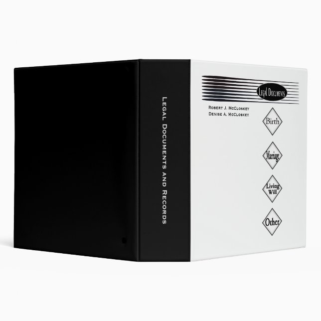 Classeur Coutume de documents juridiques personnalisée (Arrière-plan)