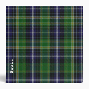Classeur Coutume traditionnelle de plaid de tartan de