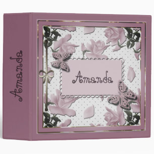 Classeur Couvercle rose