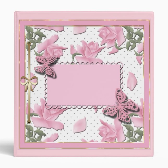 Classeur Couvercle rose (Devant)