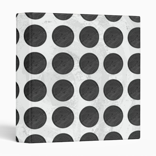 Classeur Couvercles de trou en marbre noir (Devant/Côté)
