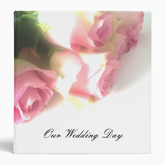 Classeur Couverture d'album photos de mariage avec les (Devant)