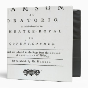 Classeur Couverture de la musique de feuille pour Samson