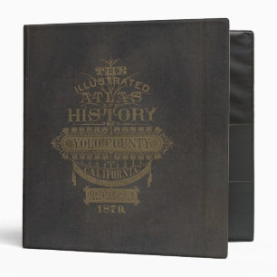 Classeur Couverture de l'atlas Yolo Co