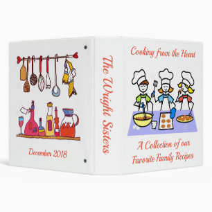 Classeur Couverture de livre de cuisine