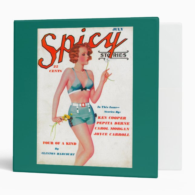 Classeur Couverture de magazine épicé (Devant/intérieur)