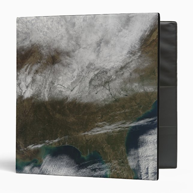 Classeur Couverture de neige s'étendant du nord-est du Texa (Devant/Intérieur)