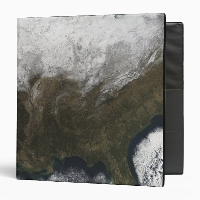 Classeur Couverture de neige sur les Etats-Unis (Devant/Intérieur)