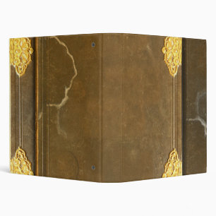 Classeur Couverture Gold & Old Book