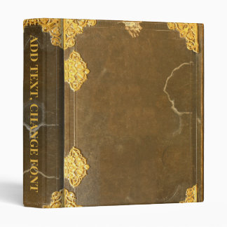 Classeur Couverture Gold & Old Book