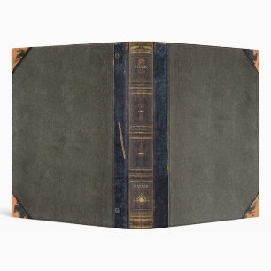 Classeur Couverture vintage du livre vert de Moleskin