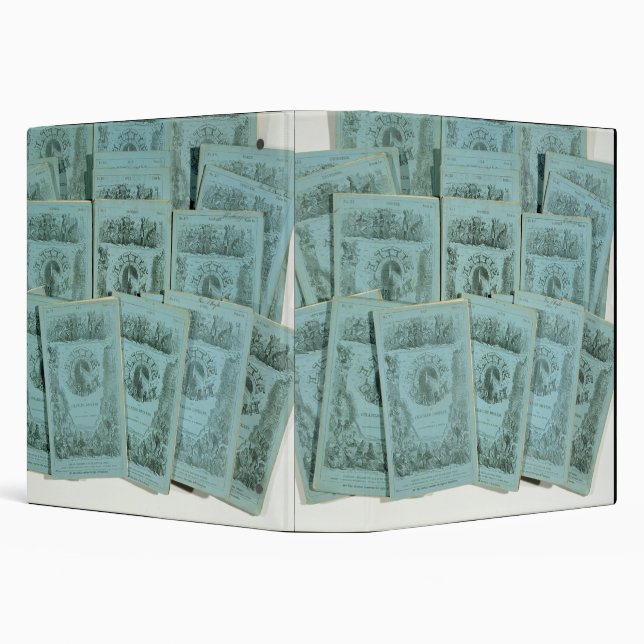 Classeur Couvertures des questions mensuelles de 'peu de (Arrière-plan)