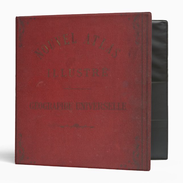 Classeur Couvre le Nouvel Atlas (Devant/Intérieur)