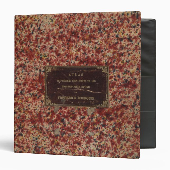Classeur Couvre le nouvel Atlas universel (Devant/Intérieur)