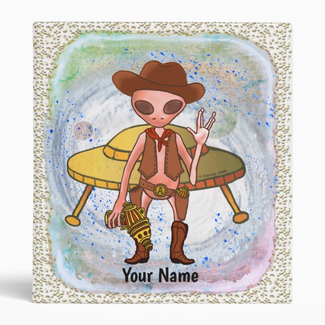 Classeur Cowboy Alien (Devant)