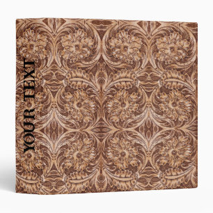 Classeur cowboy western country motif à outils cuir