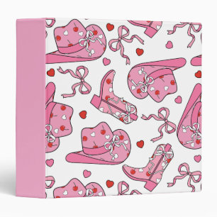 Classeur Cowgirl Coquette rose