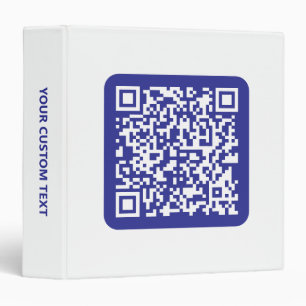 Classeur Créer un code QR analysable Bleu foncé modifiabl