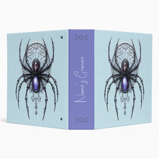 Classeur Créez votre propre araignée mystique violette (Arrière-plan)
