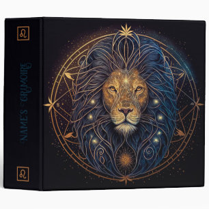 Classeur Créez votre propre Astrologie Mystique Leo Zodiac