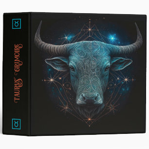 Classeur Créez votre propre astrologie mystique Taurus Zodi