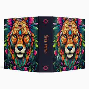 Classeur Créez votre propre boho Tribal Cougar Totem Animal