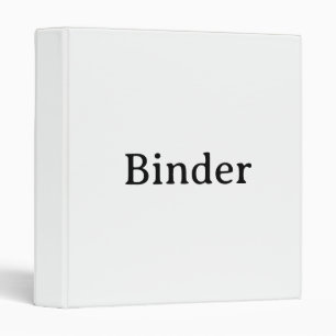 Classeur Créez Votre Propre Capacité de Papier Simple Perso