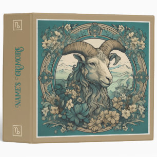 Classeur Créez votre propre Capricorne Art Nouveau Zodiac