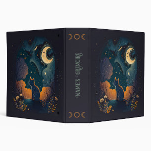 Classeur Créez votre propre chat noir mystique